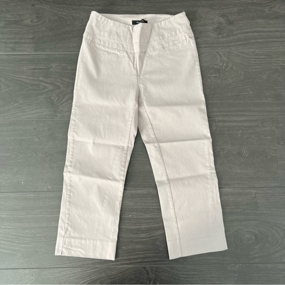 RW&CO. - Cream Beige Capri Dress Pants